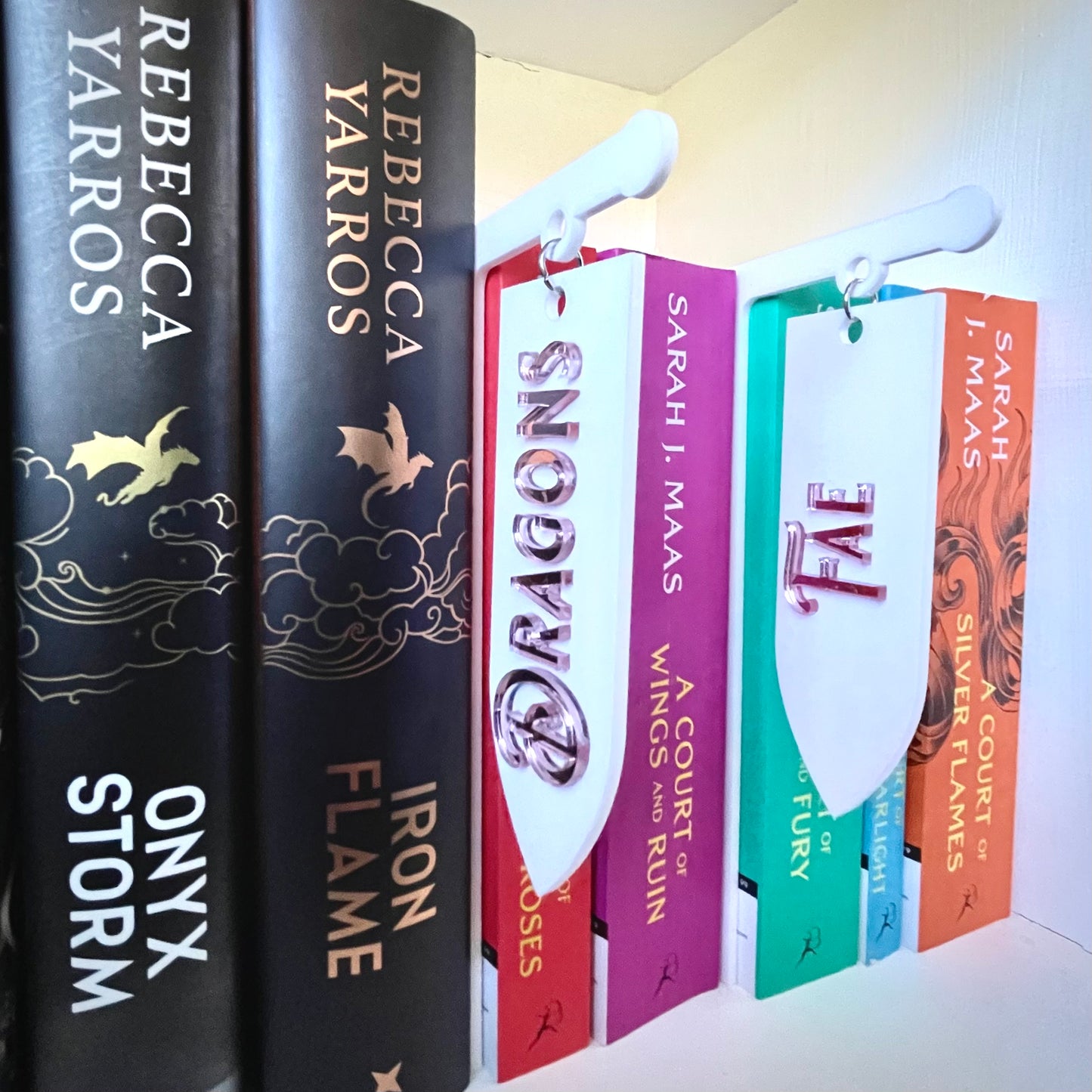 Book Tavern Sign | Medieval Gothic Fantasy Style | Acrylic Shelf Label for Book Organisation