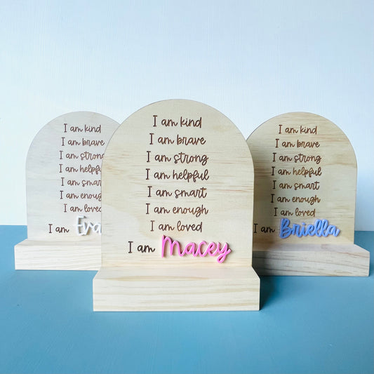 Kids | Affirmation Plaque
