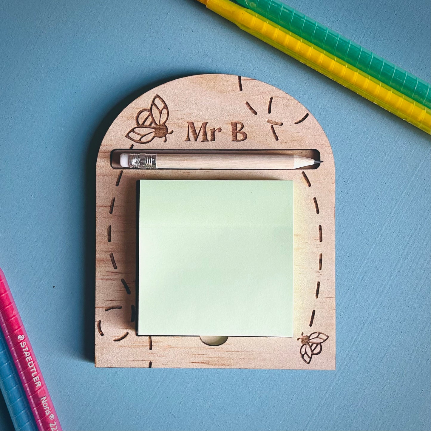 Teacher Gifts | Bees Sticky Note Holder