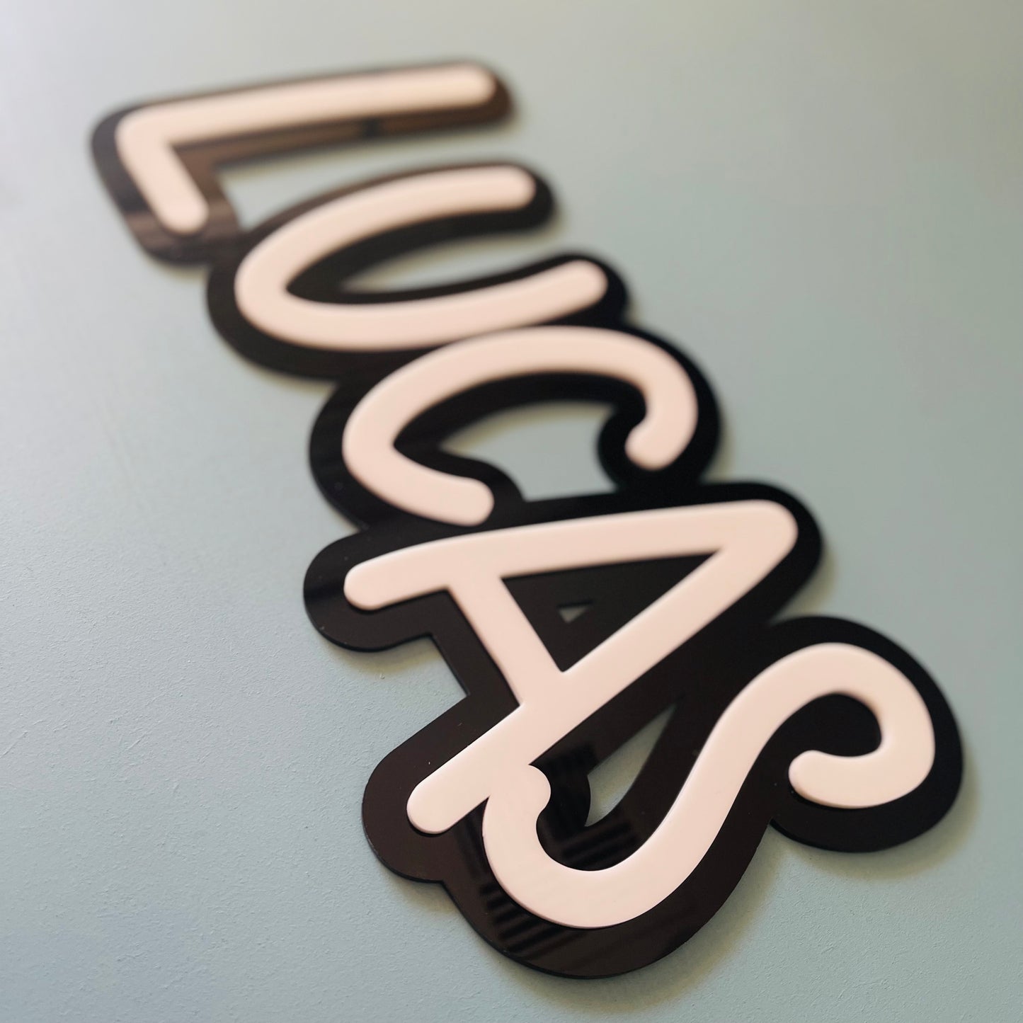 Layered Acrylic Name Plaque