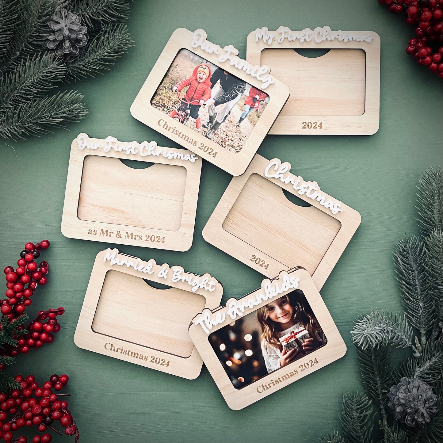 Christmas | Fridge Magnet Photo Frame