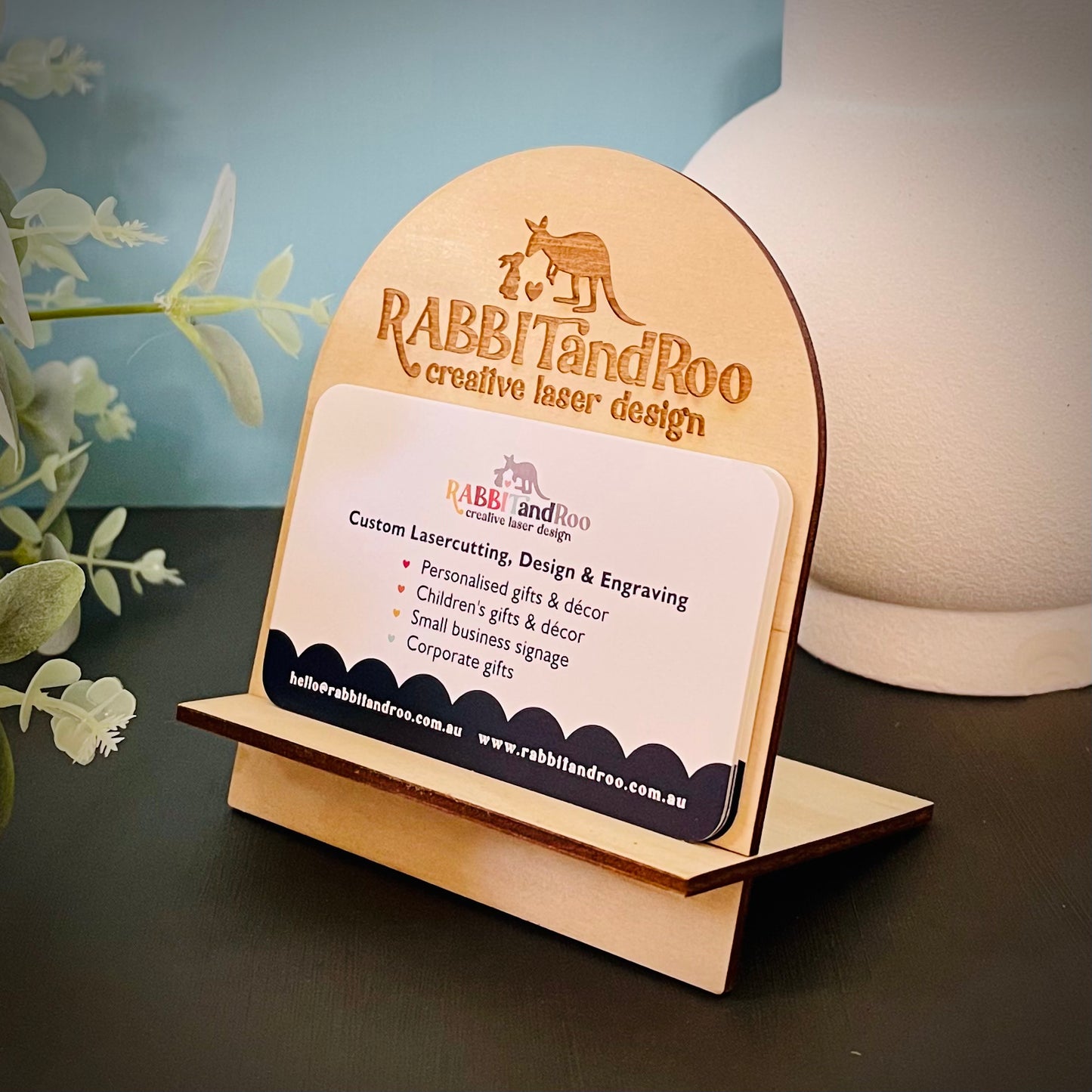 Business | Essentials Business-card Stand Slider