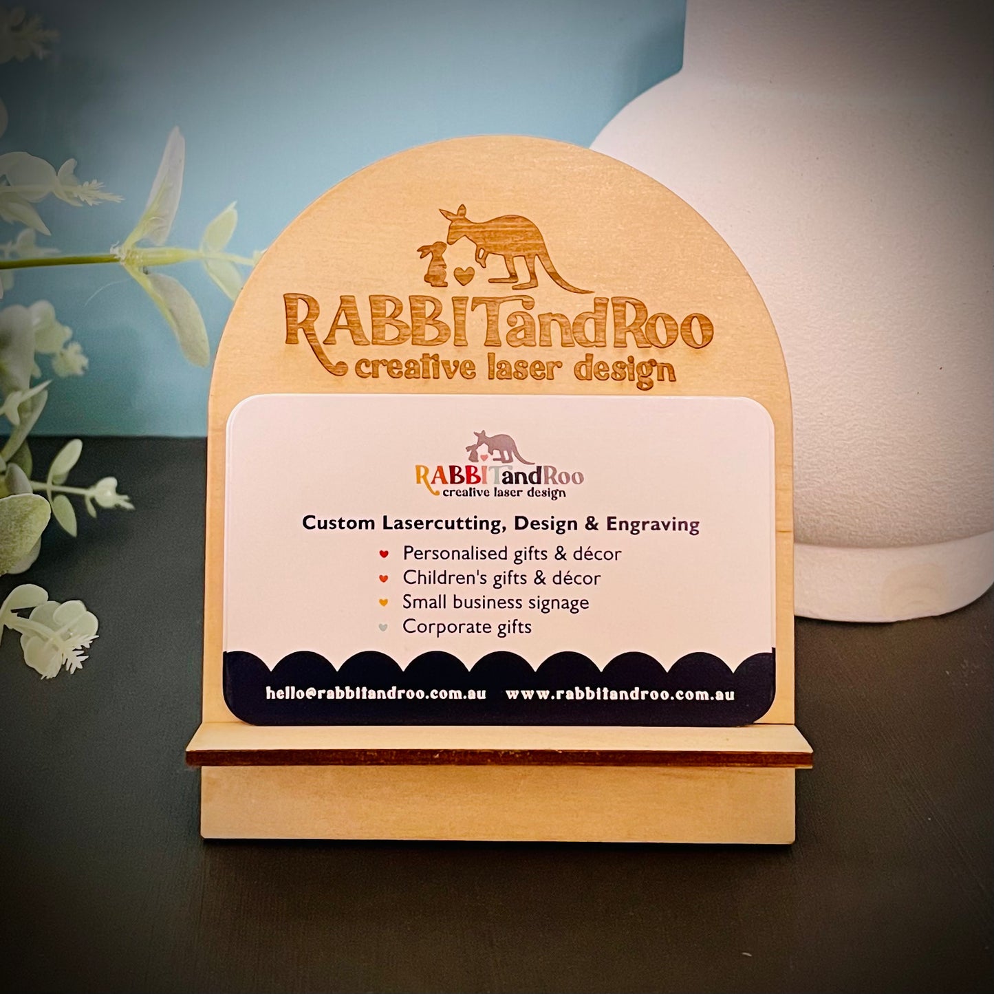 Business | Essentials Business-card Stand Slider