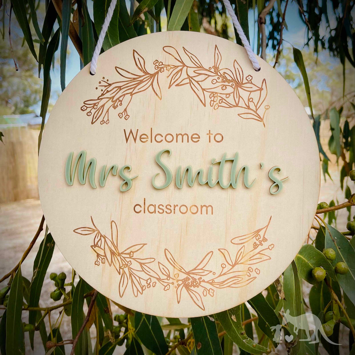 Teacher Gifts | Teacher's Plaque - Eucalyptus