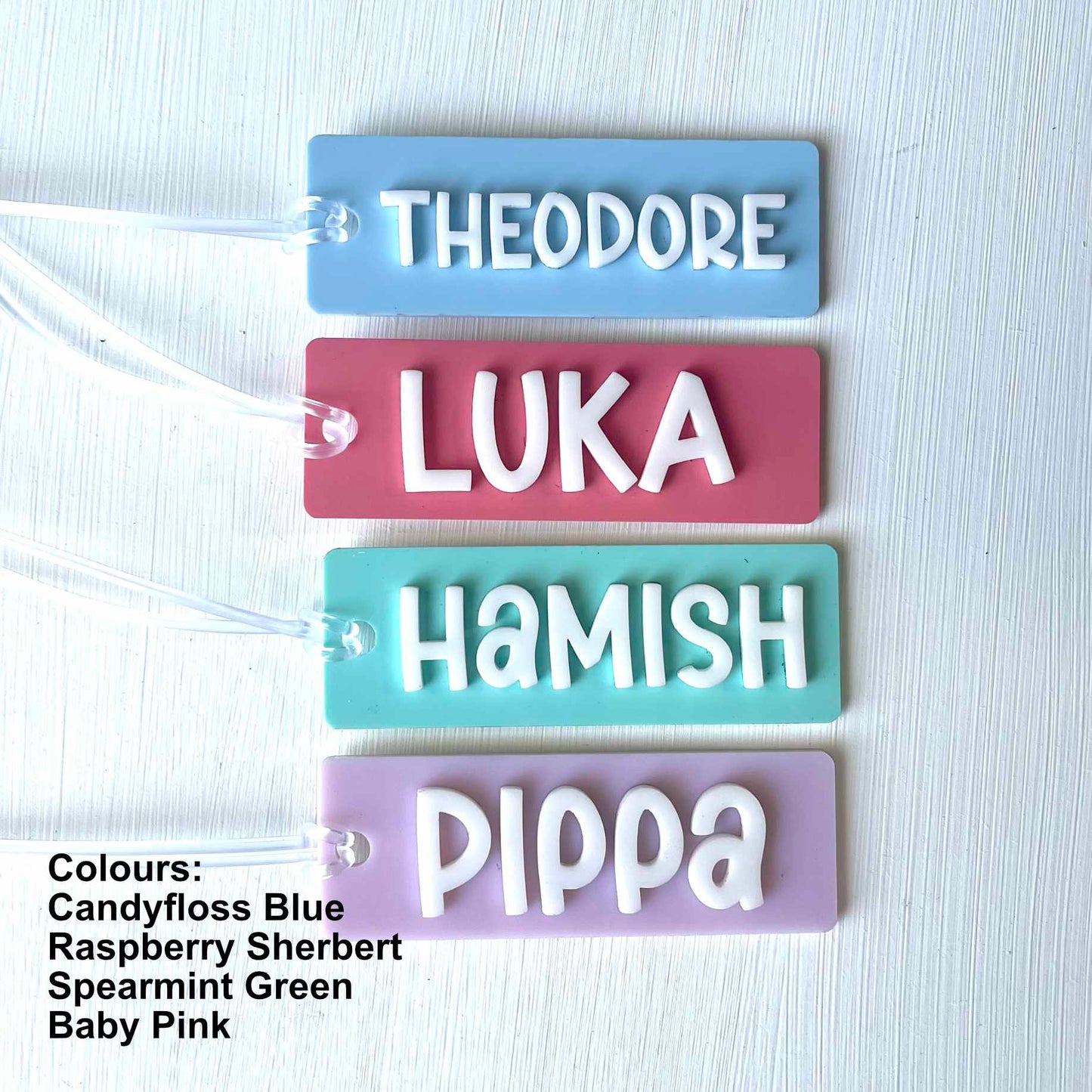 Kids | School Essentials | Rectangular Bag Tag