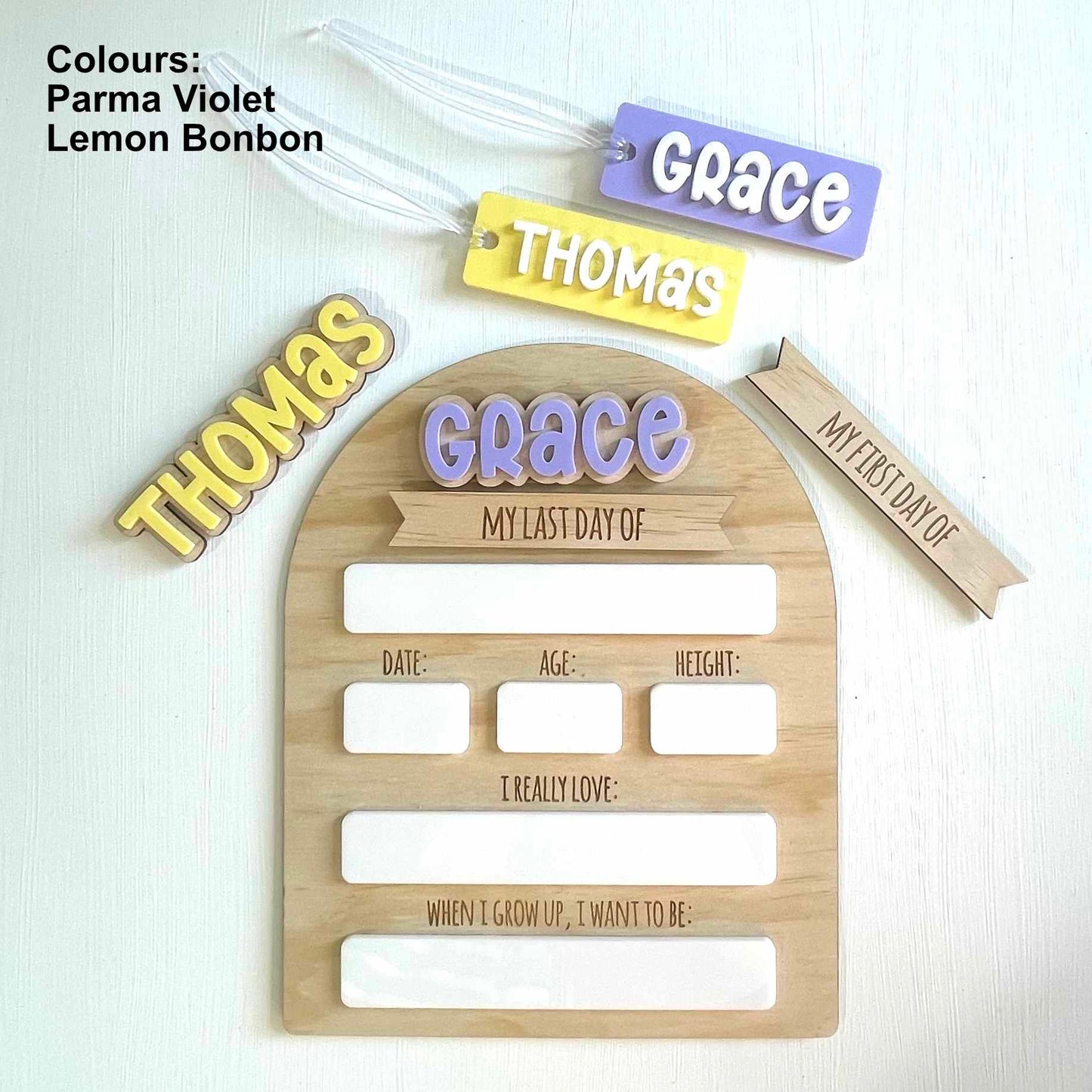 Kids | School Essentials | Rectangular Bag Tag