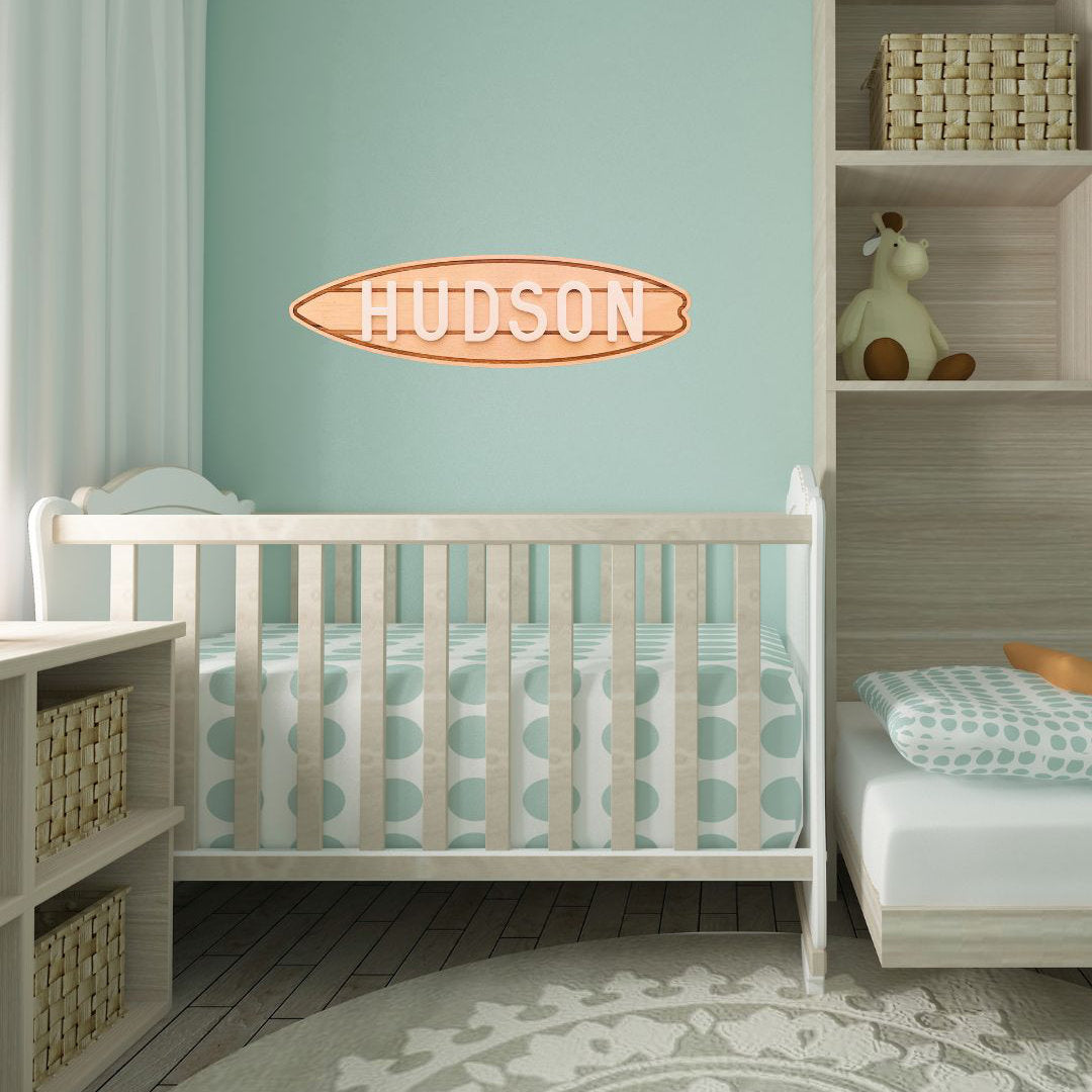 Name Plaque | Surfboard