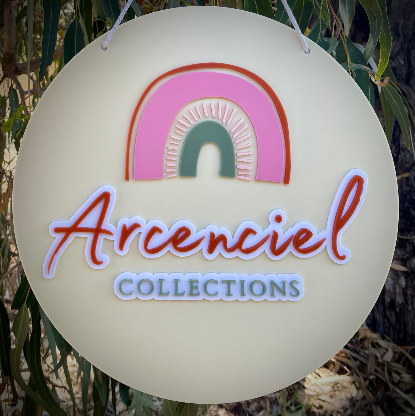 Business | Acrylic Logo Plaques Round