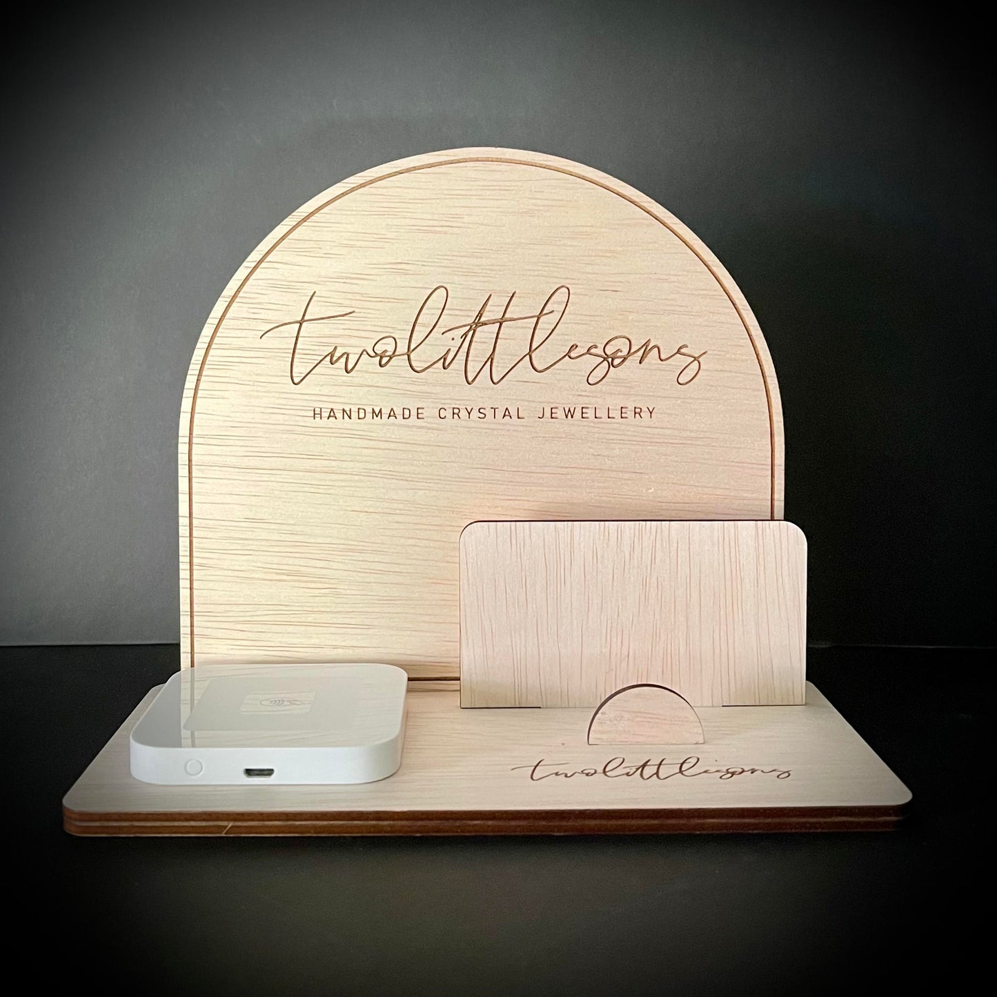 Business | Wooden Square Reader Arch Stand