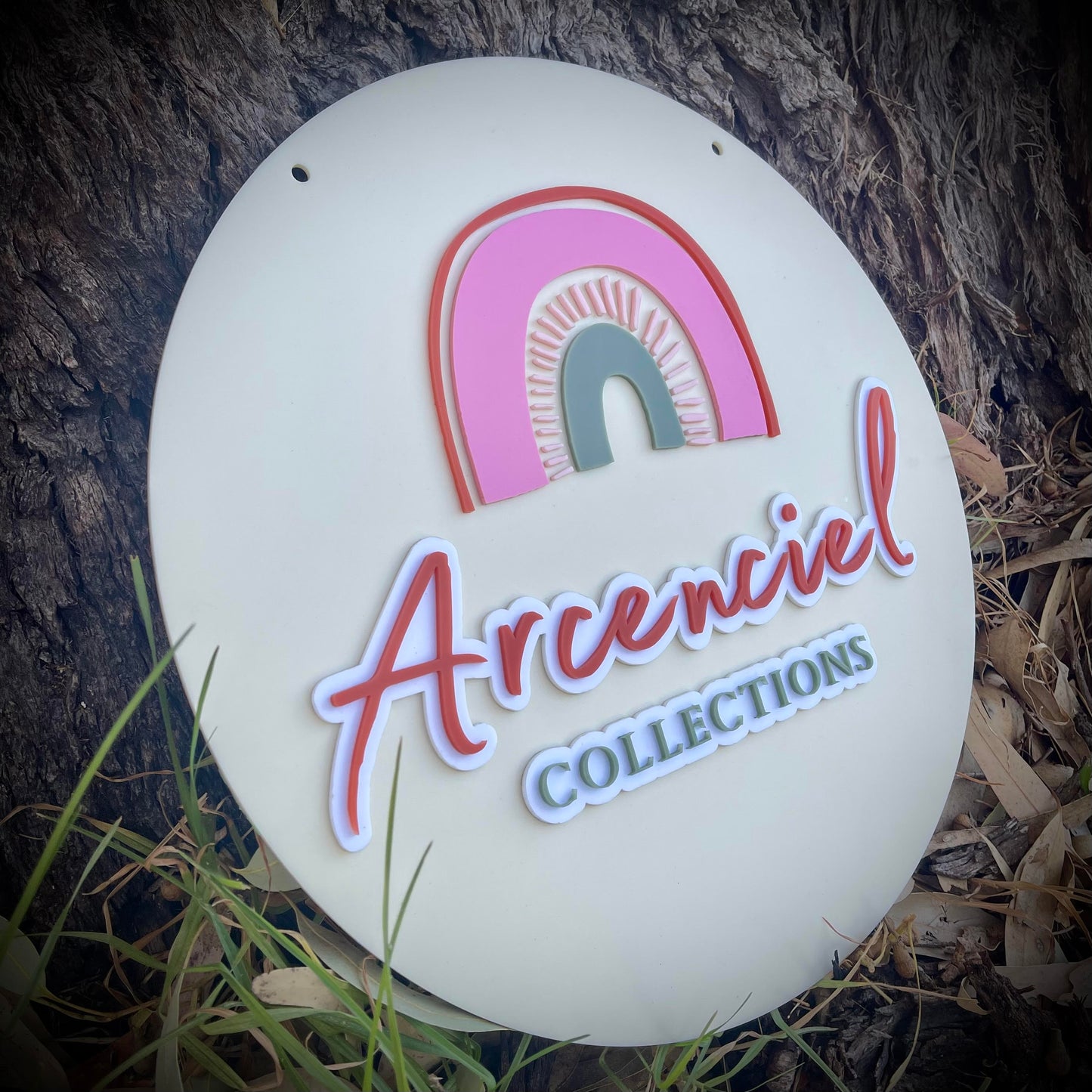 Business | Acrylic Logo Plaques Round