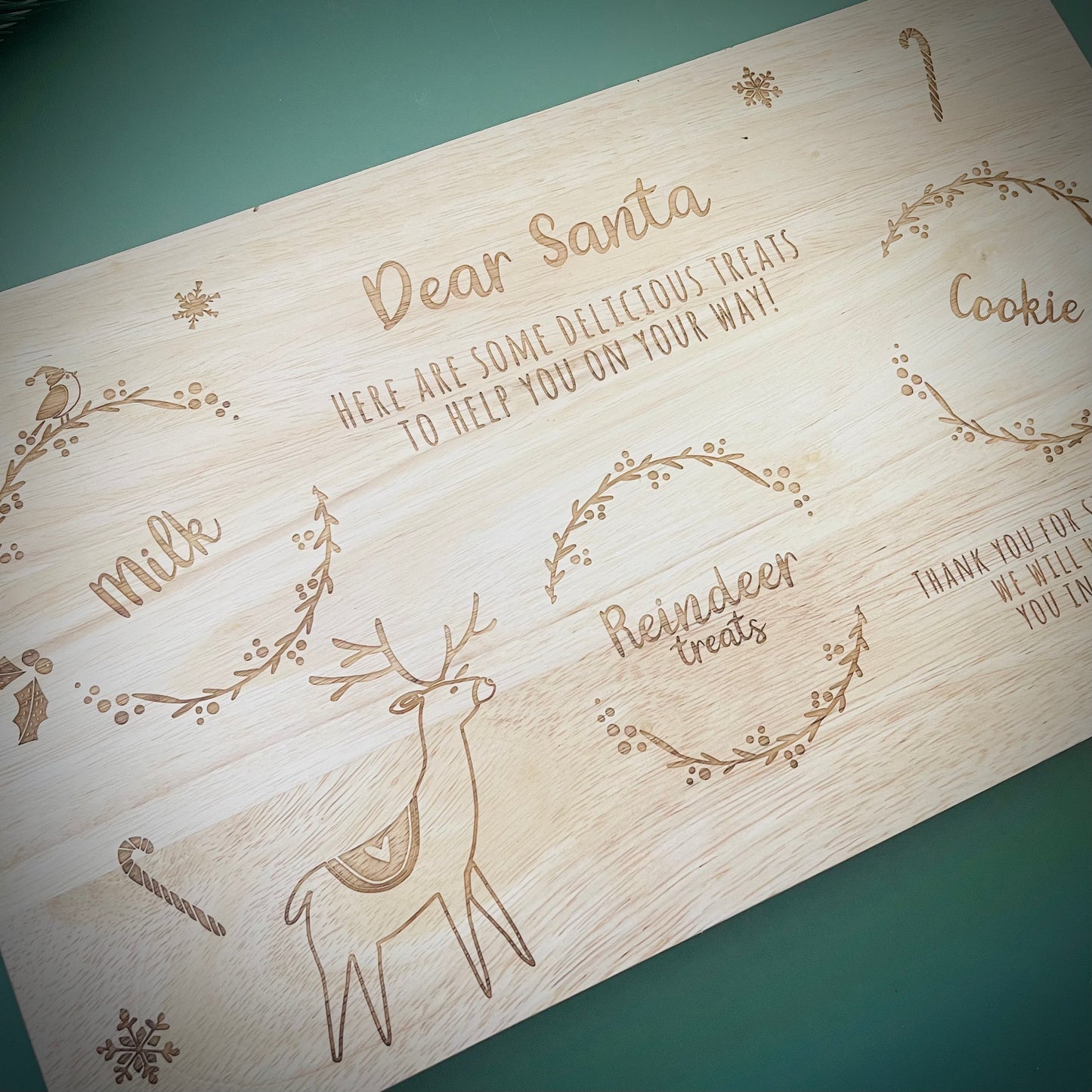 Seasonal | Double-sided Easter & Christmas Treat Board