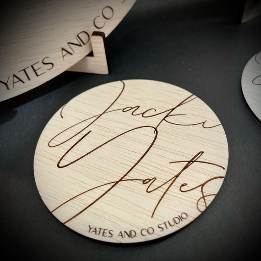 Business | Engraved Earring Cards