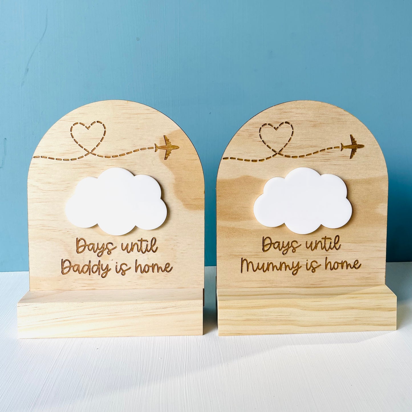 Kids | Daddy or Mummy is home countdown (FIFO board)