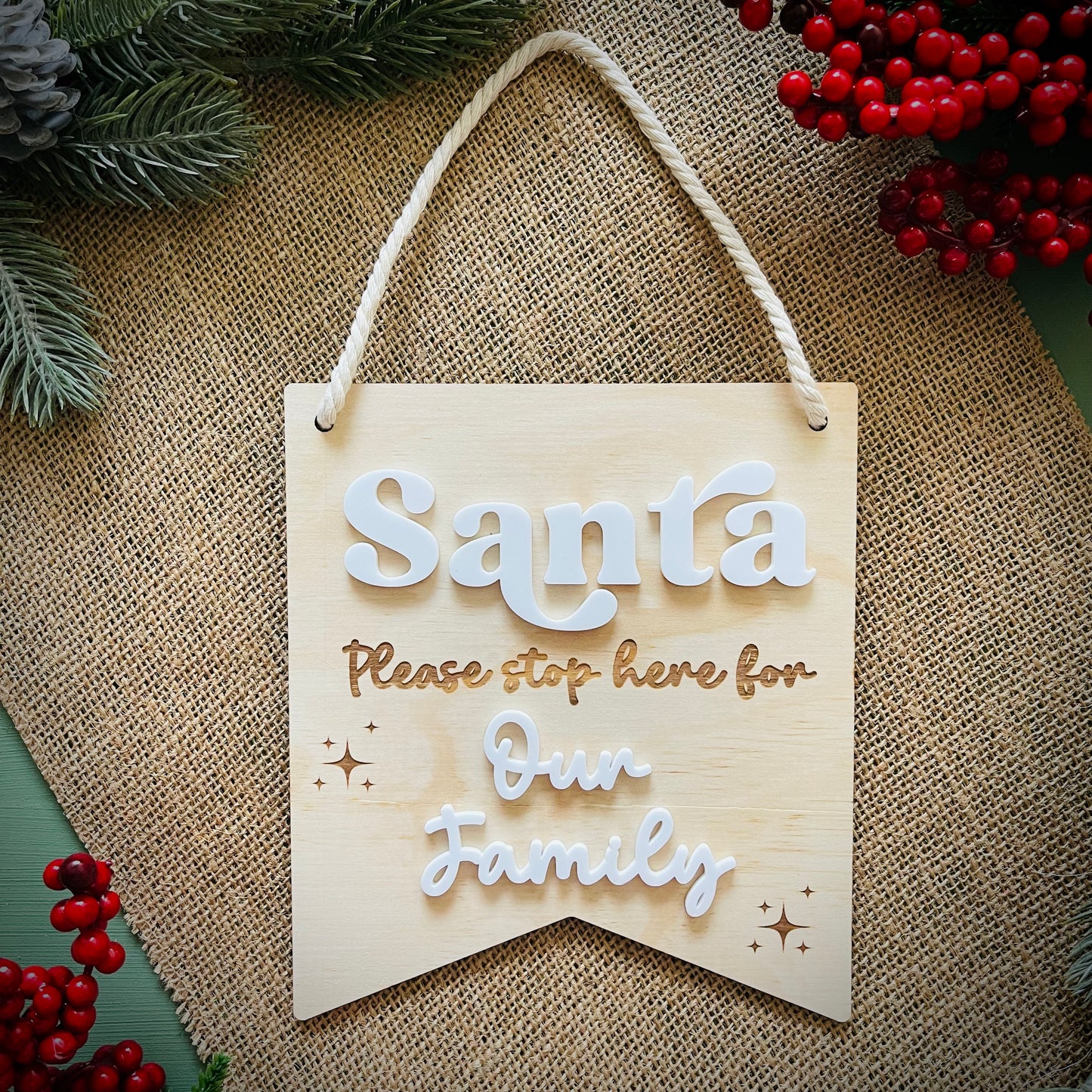 Christmas | Santa Please Stop Here