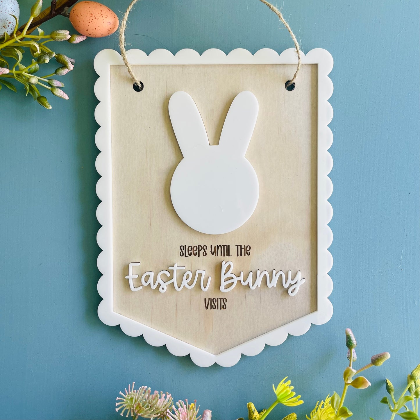 Easter | Scalloped Bunny Countdown