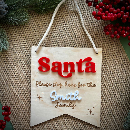 Christmas | Santa Please Stop Here