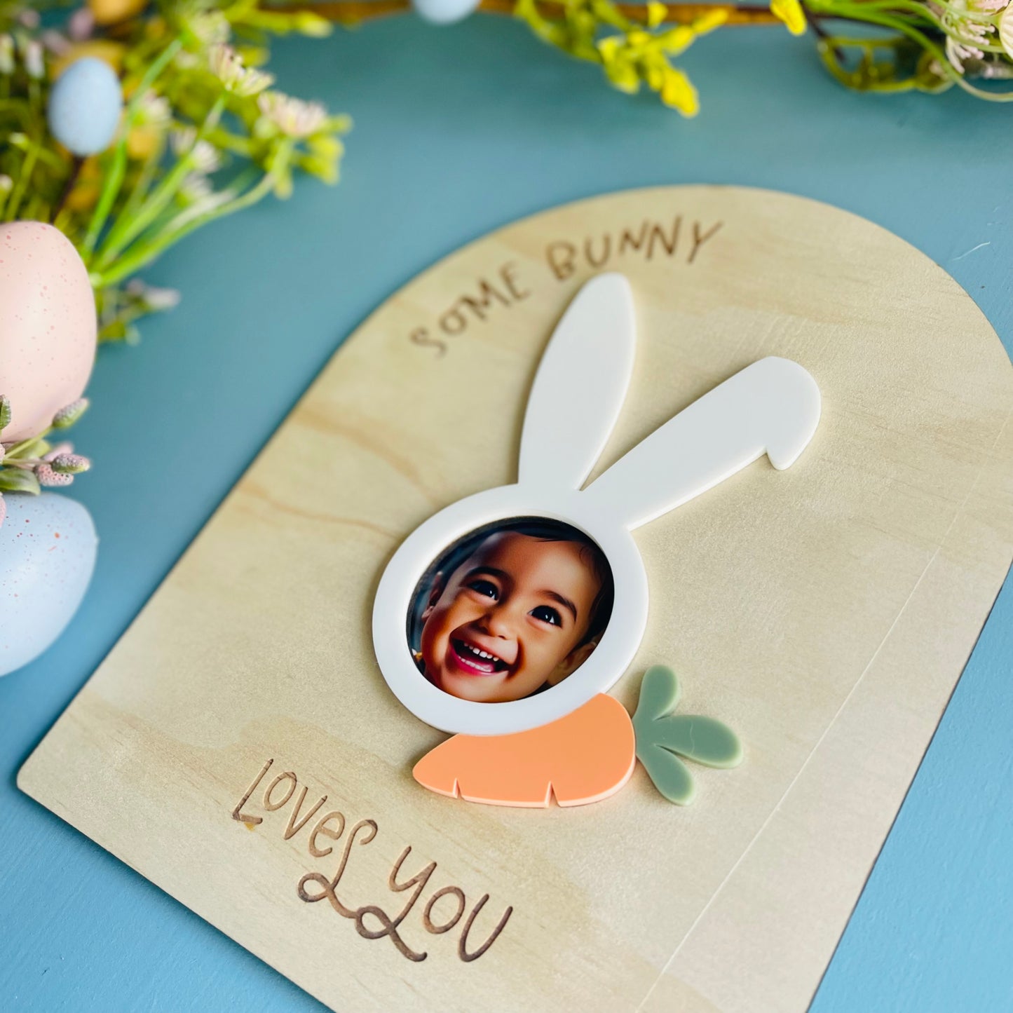 Easter | Arched Bunny Photo Frame