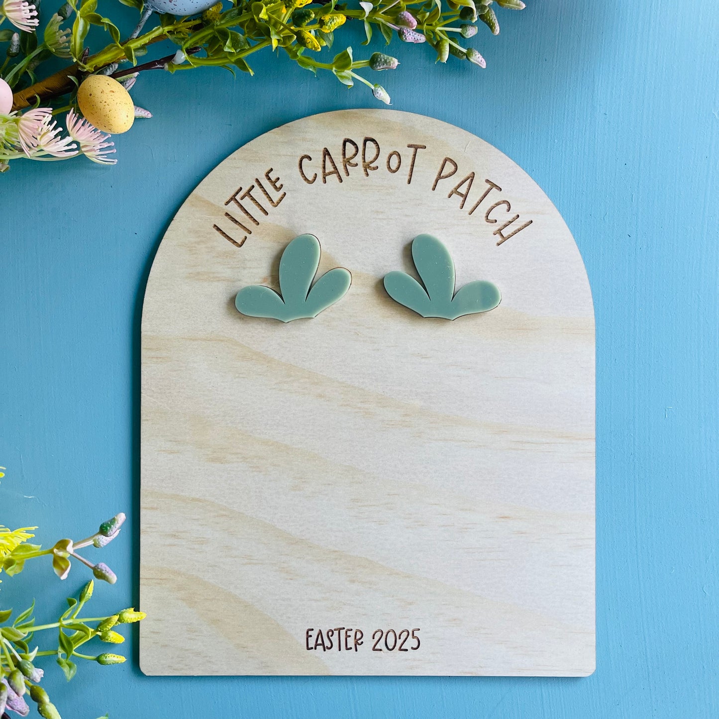 Easter | Baby Footprints Plaque | Little Carrot Patch