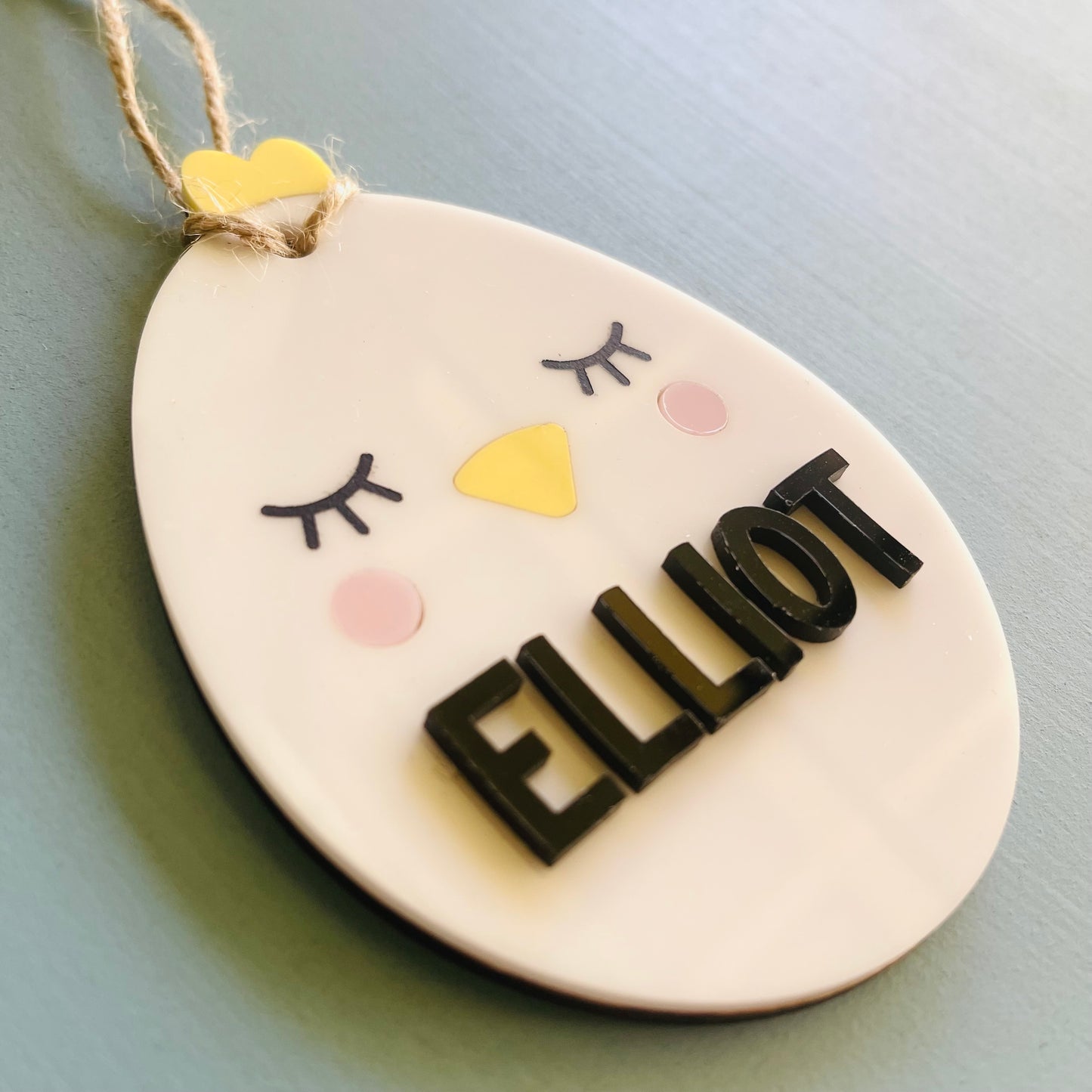 Easter | Acrylic Bunny or Chick Basket Tag