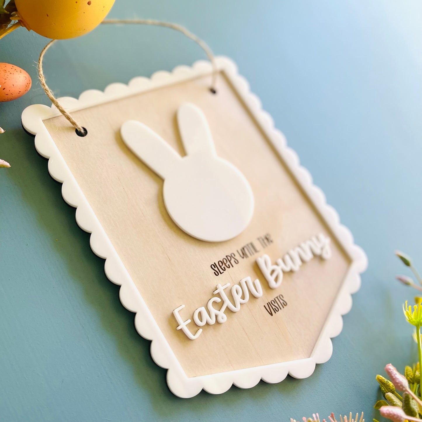 Easter | Scalloped Bunny Countdown