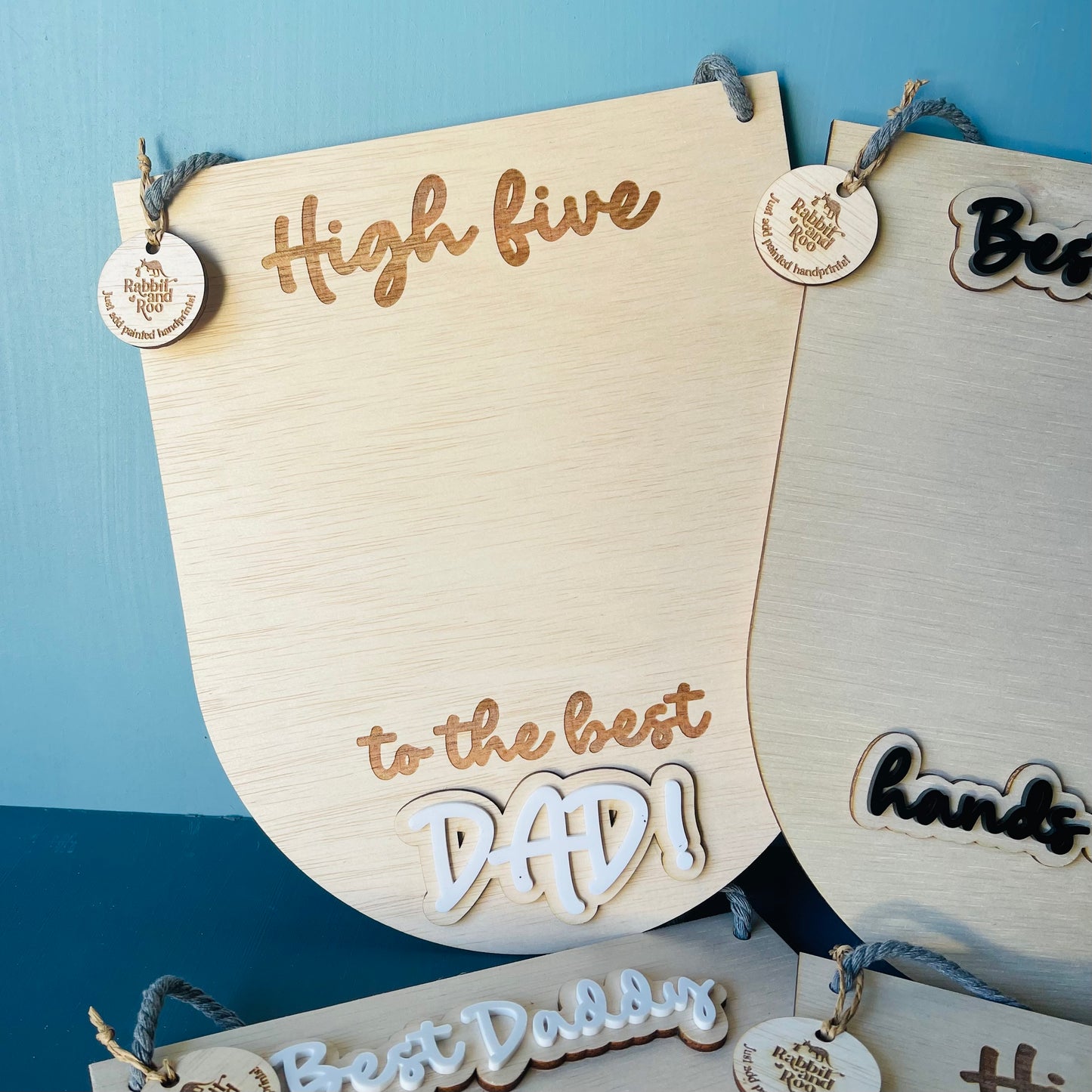 Gifts | Father's Day Plaque - Hands Print Sign