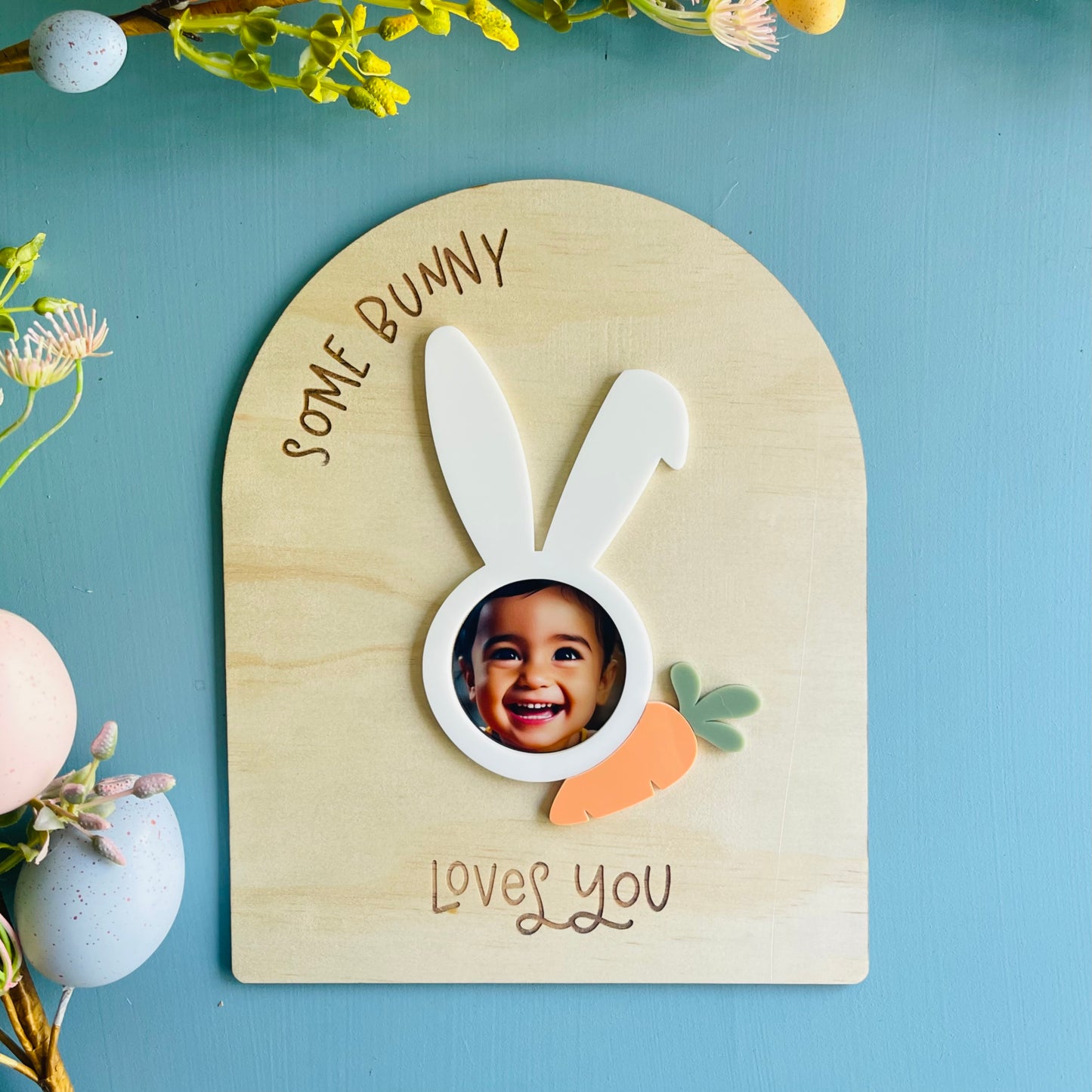 Easter | Arched Bunny Photo Frame