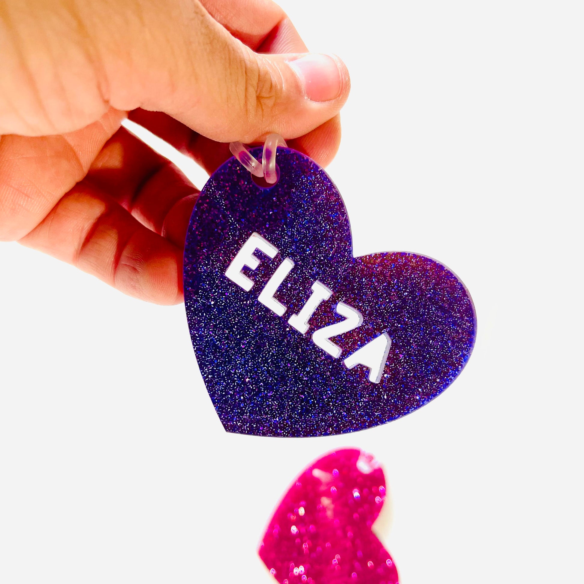 Heart Bag Tag Girls