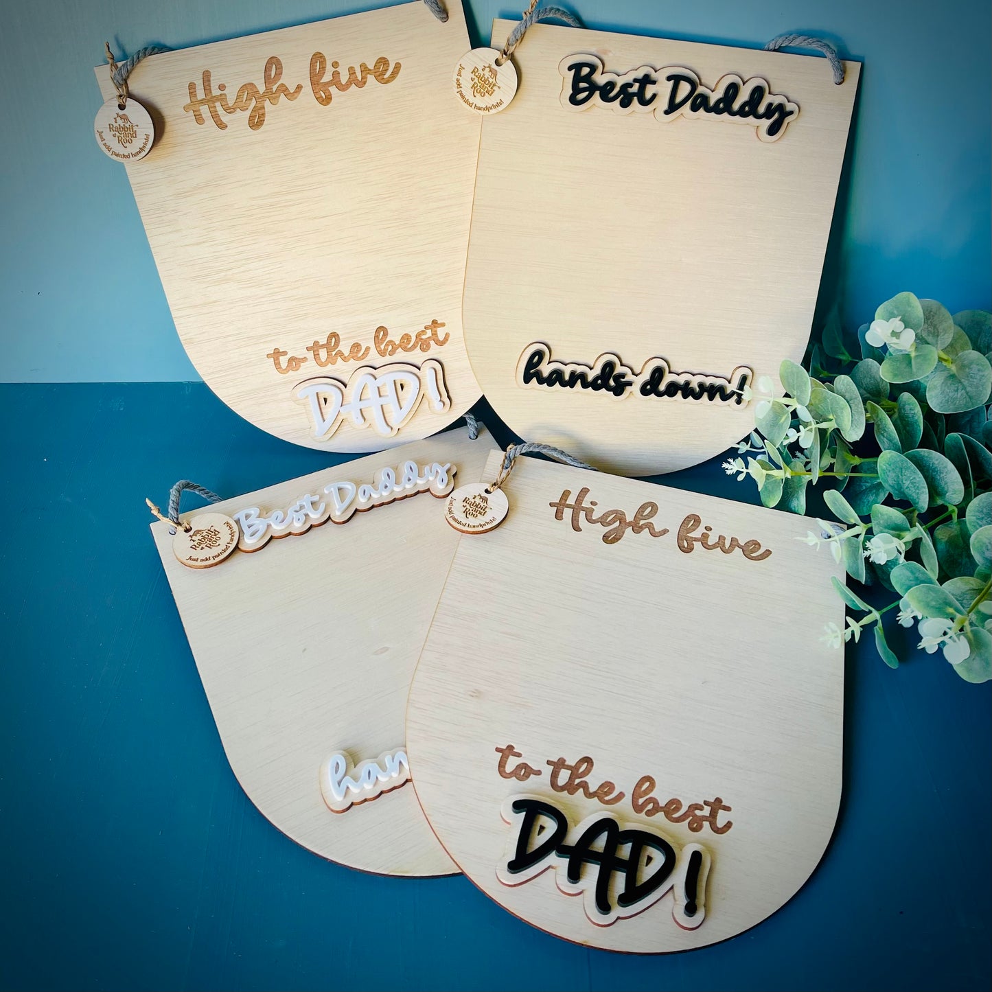 Gifts | Father's Day Plaque - Hands Print Sign