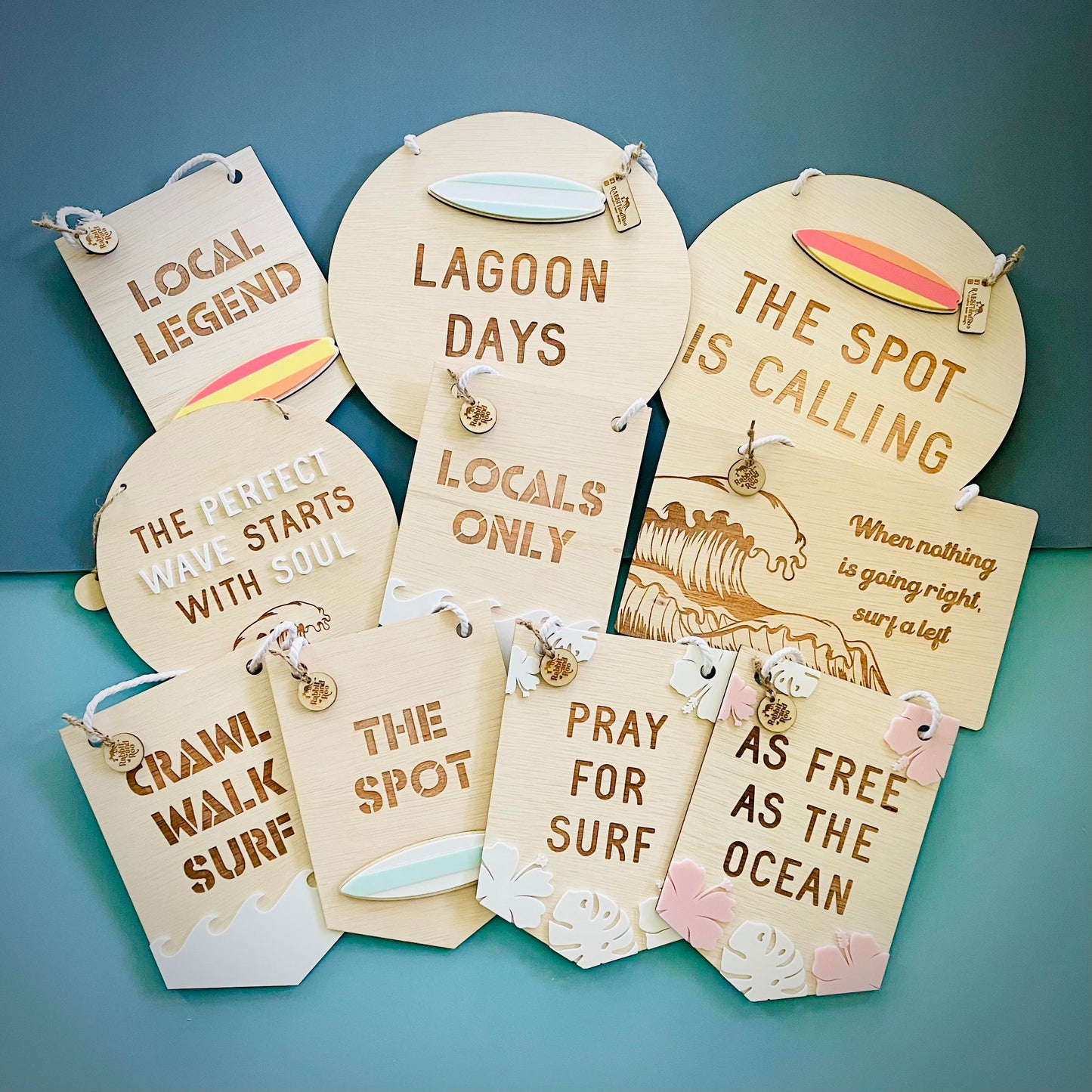 Surfing Plaque | Wave Design