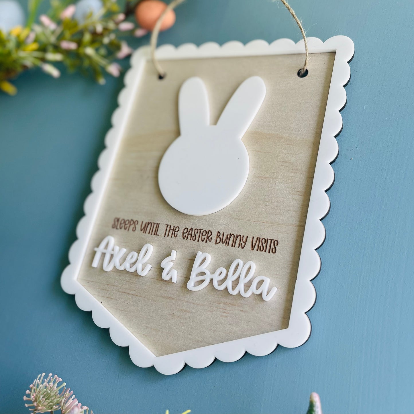 Easter | Scalloped Bunny Countdown