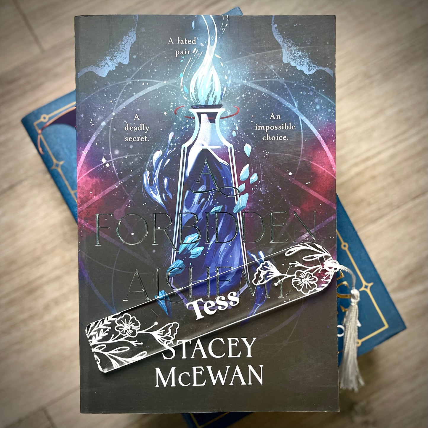 Personalised Flower Bookmark
