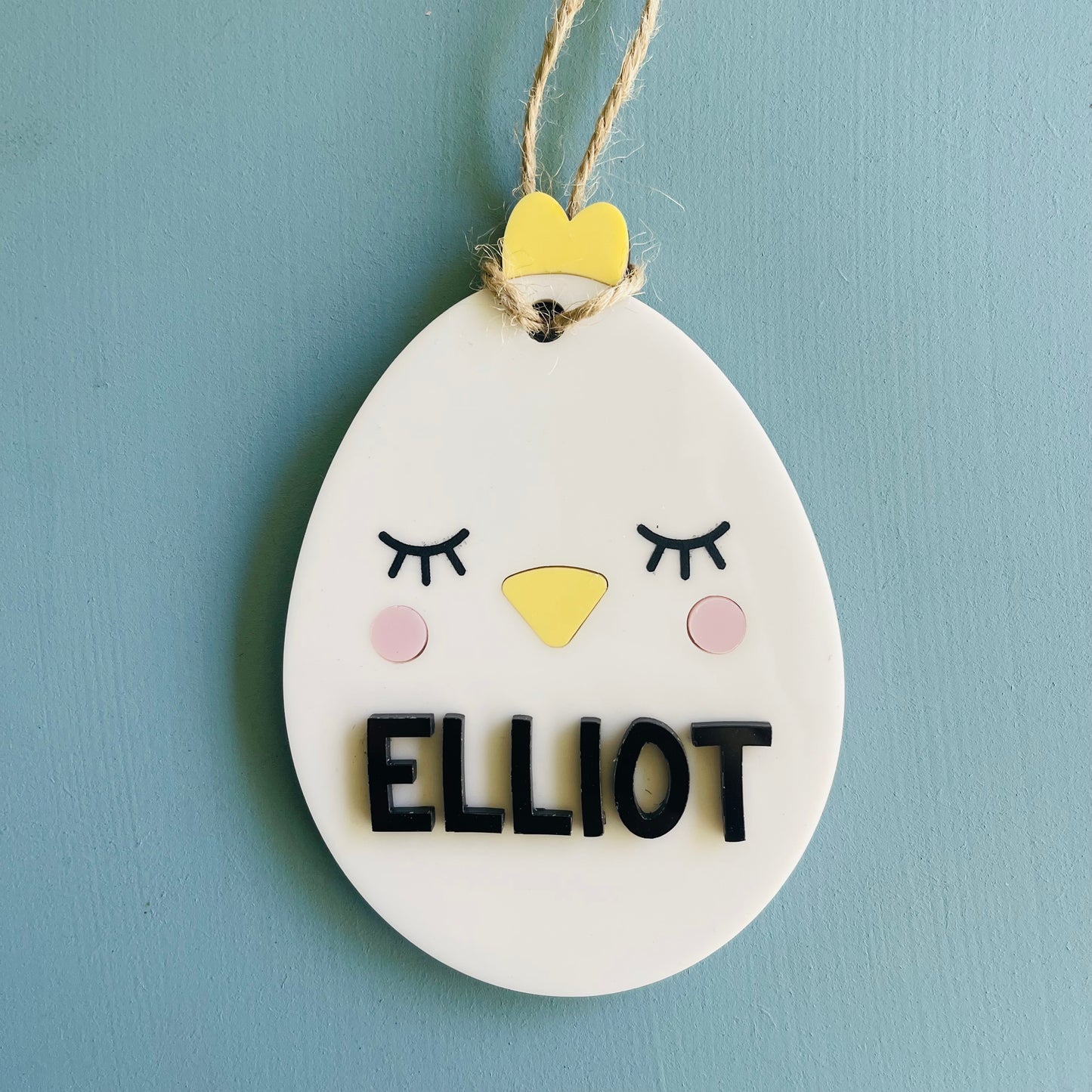 Easter | Acrylic Bunny or Chick Basket Tag