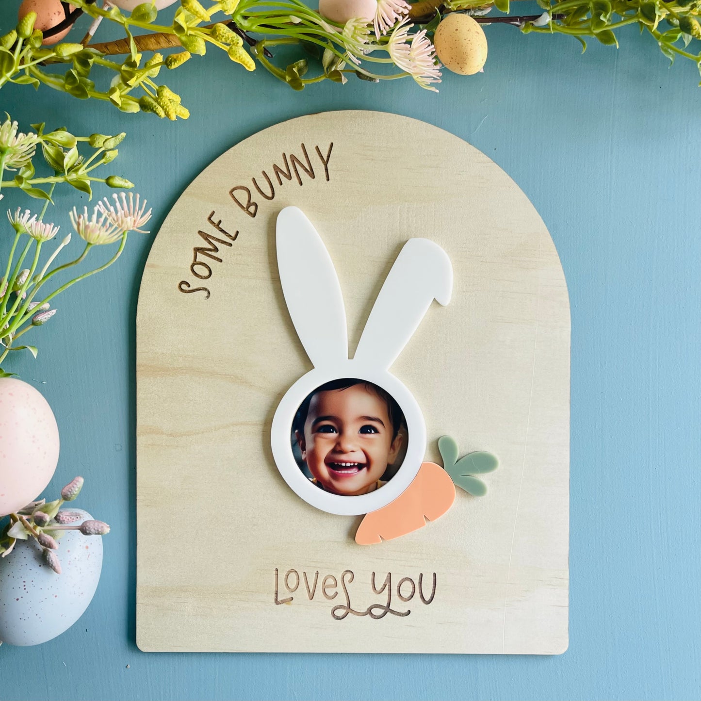 Easter | Arched Bunny Photo Frame