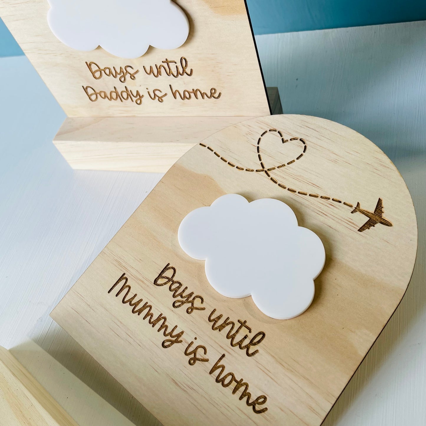 Kids | Daddy or Mummy is home countdown (FIFO board)