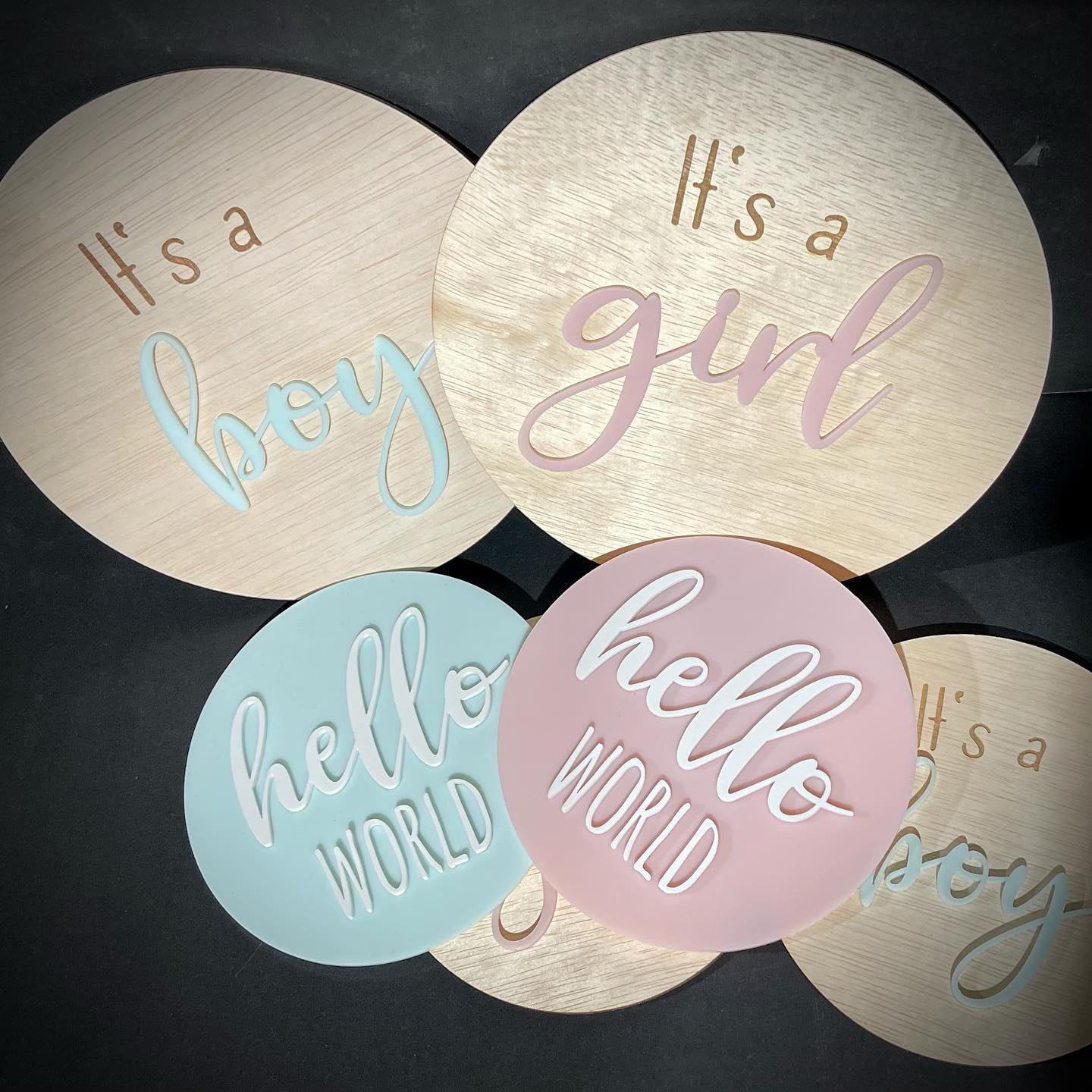 Baby Essentials | Hello World Acrylic Sign