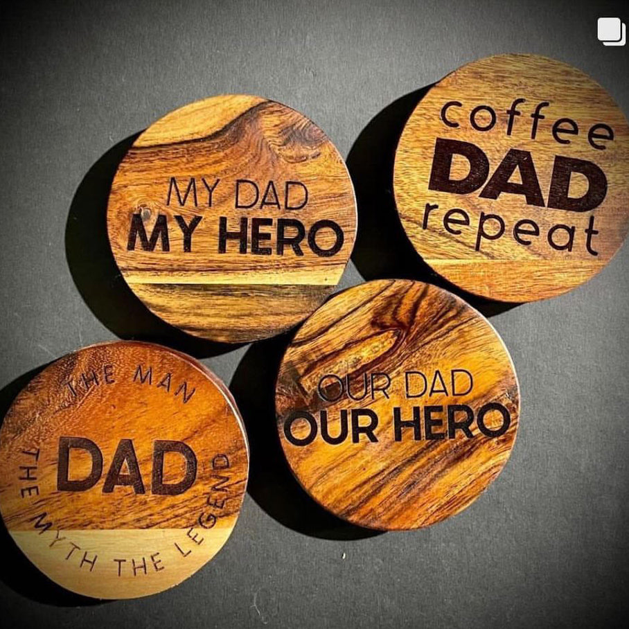Gifts for Dad | Engraved Coasters